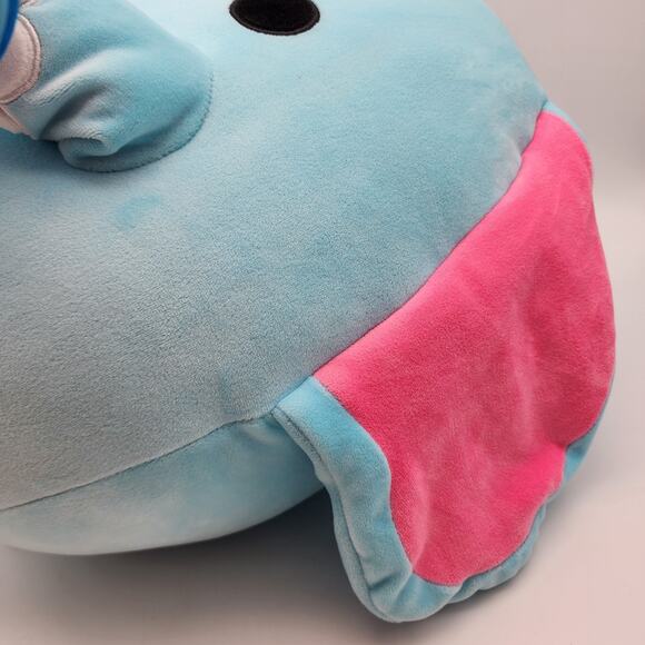 Lottie Blue Elephant Mentos Mint Jumbo Plush 14" Zuru Snackles Stuffed Animal - Picture 5 of 8